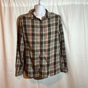 Mens Life Is Good Classic Fit Flannel Size Medium Very Good Condition